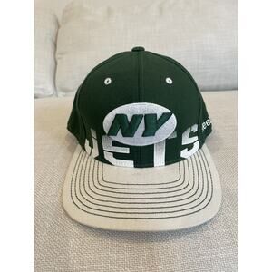 NEW‎ YORK JETS NFL REEBOK FLEX-FIT SIDELINE 2-TONE CAP HAT SIZE: ADULT S/M